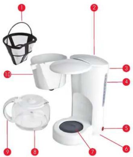 Tomado TM6663 - DESCRIPTION DES PIECES - 1