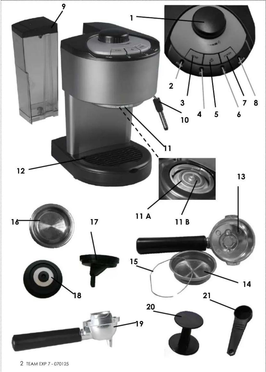 TEAM EXP 7 - Macchina per caffe espresso - 1