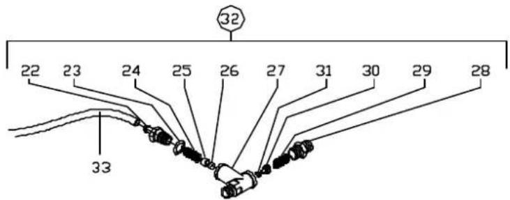 32 22 23 24 25 26 27 31 30 29 28 33