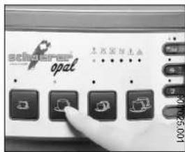 Schaerer Opal - Wassermengen-Programmierung für die Bezugstaten 3,7,8,9,10. - 2