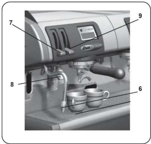 Faema Due S - Dispensing hot water - 1