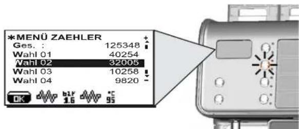 Faema Barcode - Datenmenu: ABRECHNUNG - 5