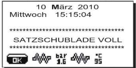 Faema Barcode - Entleerung der Kaffeesatzschublade - 1