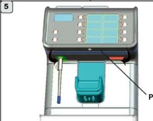 Faema Barcode - Menu touche - sélection vapeur - 6