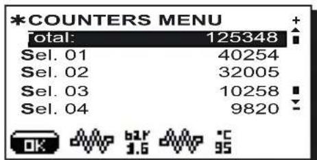 Faema Barcode - DATA menu: ACCOUNTING - 3