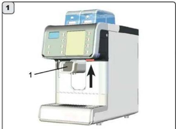 Faema Barcode - Svuotamento cassetto fondi - 2