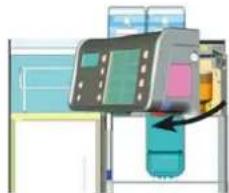 Faema Barcode - Accouplement machine - modulo barcode milk + cup - 2