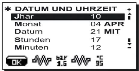 Faema Barcode - Datum und Uhrzeit - 1