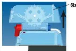 Faema Barcode - NETTOYAGE DE LA TREMIE DE SOLUBLES (6B) (quand le cas se presente) - 4