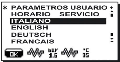Faema Barcode - Selección del idioma - 1