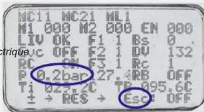 Faema Barcode - Procedure de VIDAGE: machine allumee et en condition normale de travail - 1