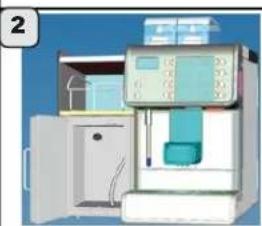 Faema Barcode - Acoplamento Maquina - Modulo BARCODE Milk + Cup - 8