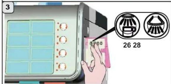 Faema Barcode - LAVAGE du circuit des solubles - 5