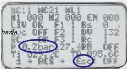 Faema Barcode - PROCEDIMIENTO DE VACIADO: MAQUINA ENCENDIDA Y EN NORMALES CONDICIONES DE TRABAJO - 1