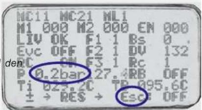 Faema Barcode - ENTLEERUNGSVORGANG: MASCHINE EINGESCHALTET UND IM NORMALEN BETRIEBSZUSTAND - 1