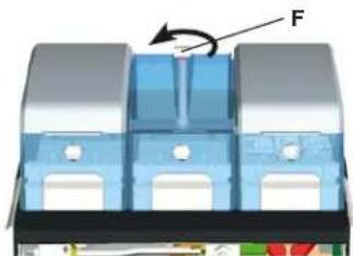 Faema Barcode - CLEANING THE COFFEE BEANS HOPPER (6 - 6a) - 7