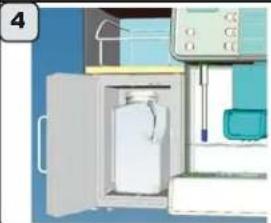 Faema Barcode - Anschluß Maschine - Modulo BARCODE Milk + Cup - 10