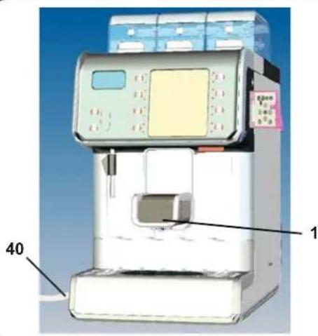 Faema Barcode - Mixed Soluble dispenser - 1