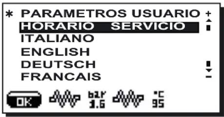 Faema Barcode - Menu Parámetros pacientes - 1