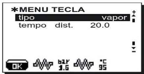Faema Barcode - Menu tecla - SeLECTION Vapor - 1