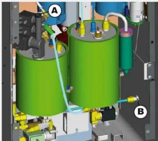 Faema Barcode - Procedure de VIDAGE: machine allumee et en condition normale de travail - 2