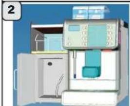 Faema Barcode - Accouplement machine - modulo barcode milk + cup - 6
