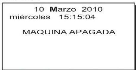 Faema Barcode - APAGADO AUTOMÁTICO - 1