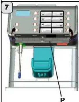 Faema Barcode - Menu touche - sélection vapeur - 9