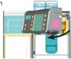 Faema Barcode - Anschluß Maschine - Modulo BARCODE Milk + Cup - 2