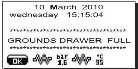 Faema Barcode - Emptying the coffee grounds drawer - 1