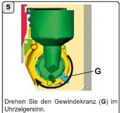 Faema Barcode - REINIGUNG DES MISCHWERKS - 6