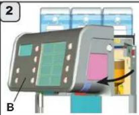 Faema Barcode - SOLUBLES HOPPER CLEANING (6b), where present - 2