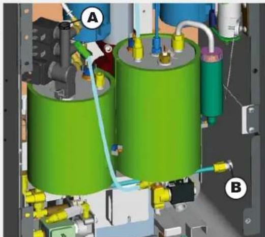 Faema Barcode - PROCEDIMIENTO DE VACIADO: MAQUINA ENCENDIDA Y EN NORMALES CONDICIONES DE TRABAJO - 2