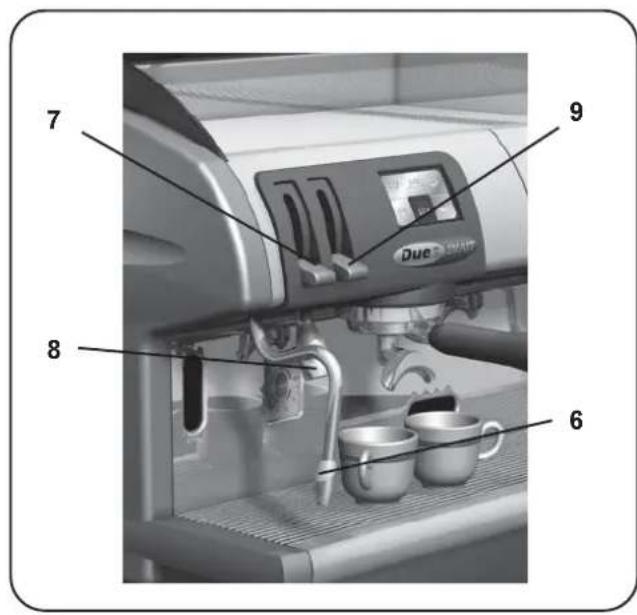 Faema Due A - Dispensing hot water - 1