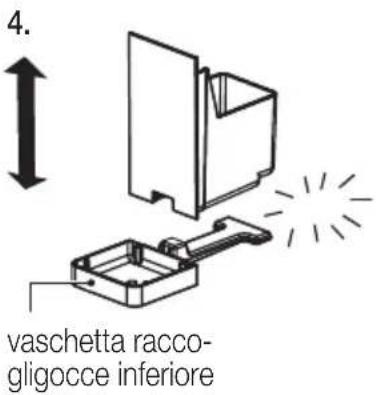 Delizio Compact - Svuotare il contenitore recupero capsule e la vaschetta raccogligocce - 3