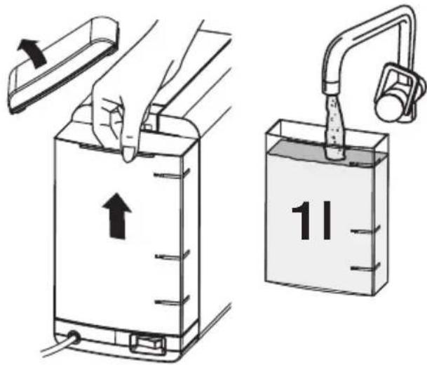 Delizio Compact - Remplissage du réservoir (détails → page 29) - 1