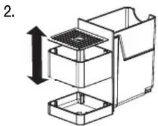 Delizio Compact - Kapselbehälter und Abtropfschale leeren - 1