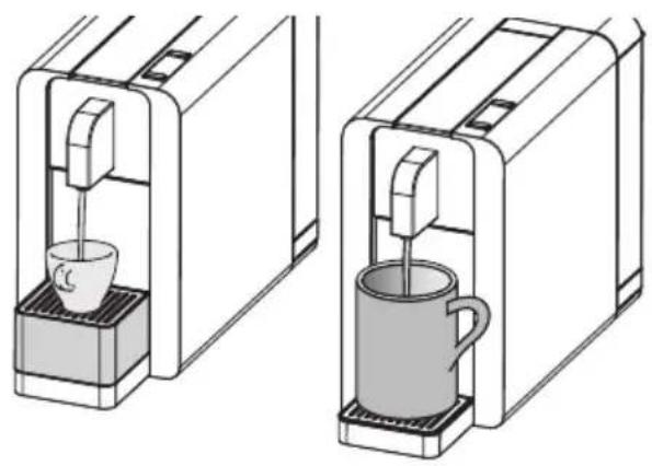Delizio Compact - Préparer un café/thé (détails → page 31) - 1