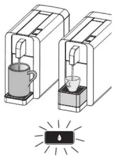 Delizio Compact - Mettre la machine en marche / Chauffer - 1