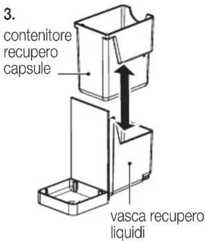 Delizio Compact - Svuotare il contenitore recupero capsule e la vaschetta raccogligocce - 2