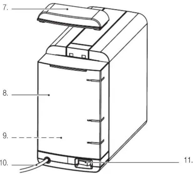 Delizio Compact - Eau résiduelle dans le réservoir: - 2