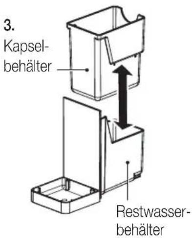 Delizio Compact - Kapselbehälter und Abtropfschale leeren - 2