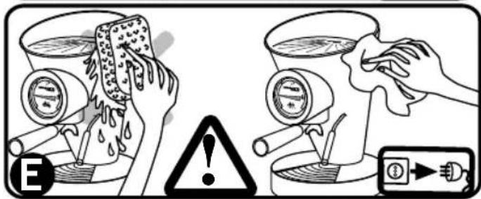 Diagram illustrating a chemical experiment with labeled steps and warning symbols