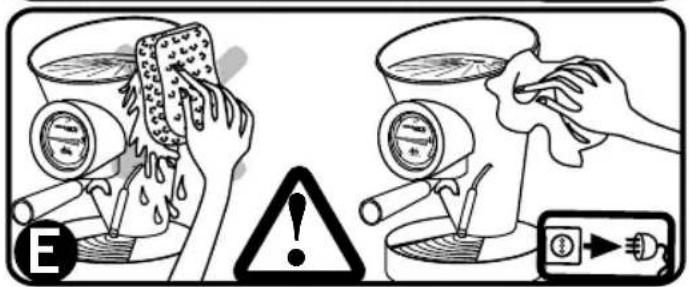 Diagram illustrating a chemical experiment with labeled components and warning symbols