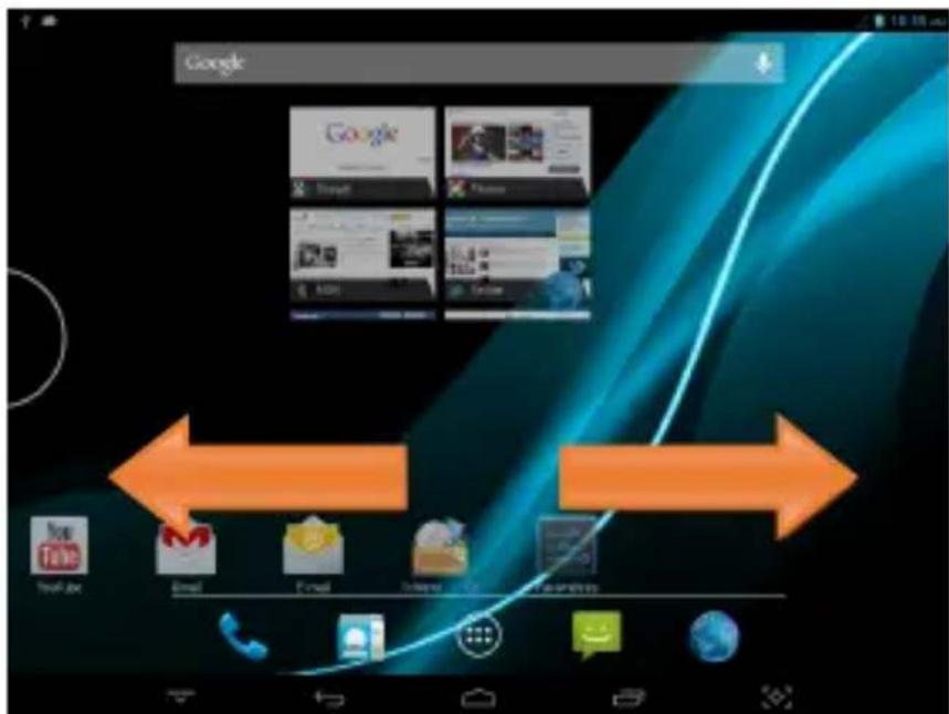 HAIER PAD D85 - Bureau et menu principal : - 2