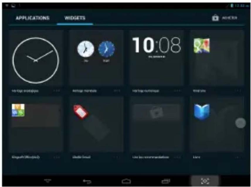 HAIER PAD D85 - Widgets - 1