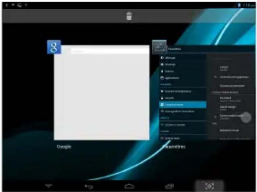 HAIER PAD D85 - Ouvrir ou basculer d'une application à une autre - 1