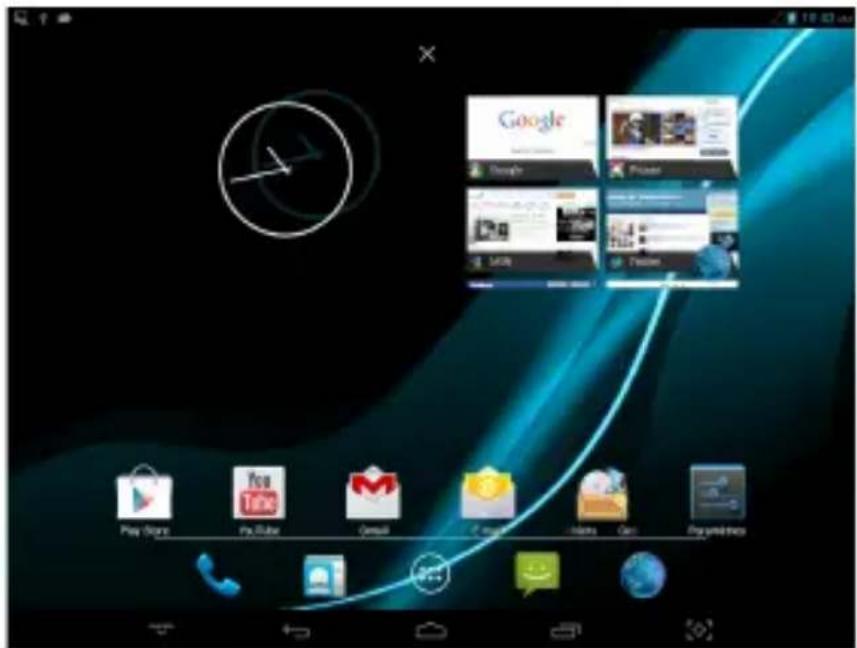 HAIER PAD D85 - Bureau et menu principal : - 4