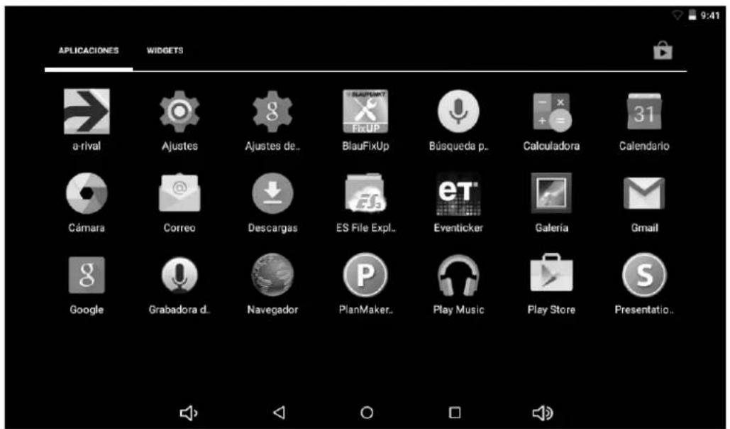 BLAUPUNKT Discovery 111C - Iniciar aplicaciones - 2