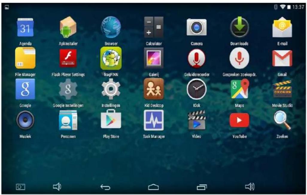 BLAUPUNKT 4Kids - Apps opstarten - 1